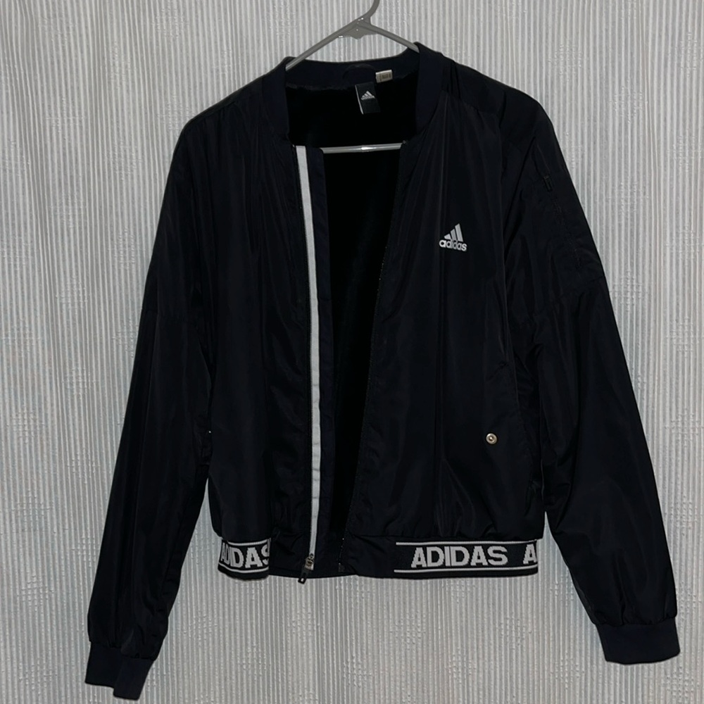 Adidas Sport Id Woven Bomber Womens Short Jacket Black